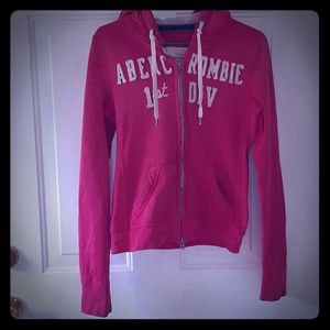 Abercrombie and Fitch pink hoodie.
